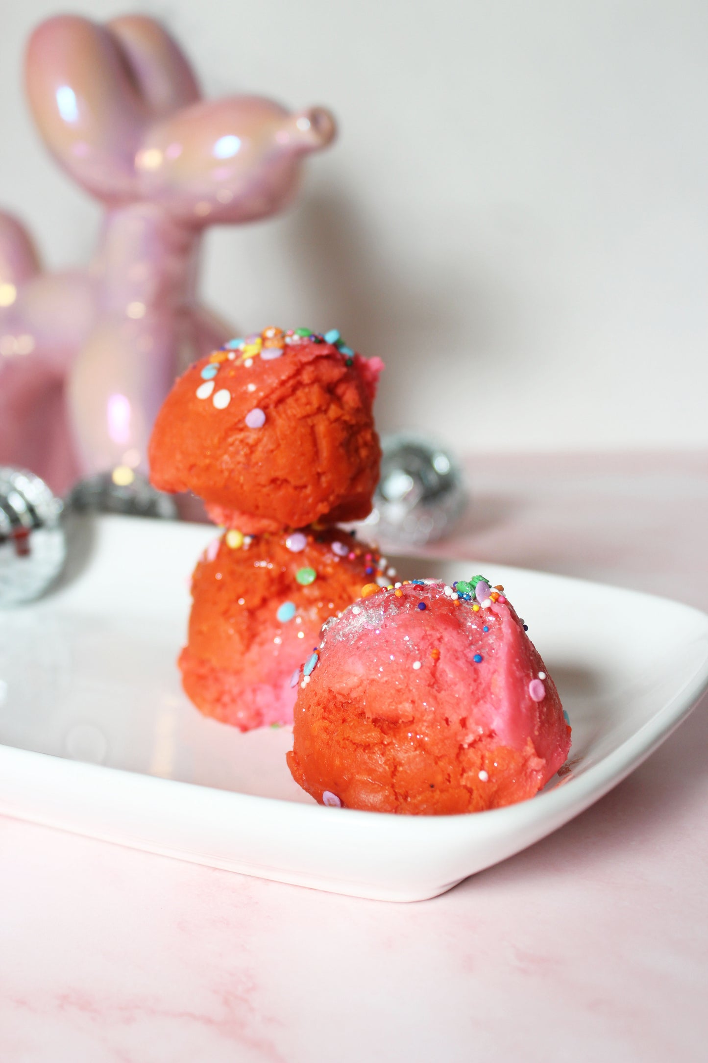 Strawberry Smoothie Butter Bubble Truffles