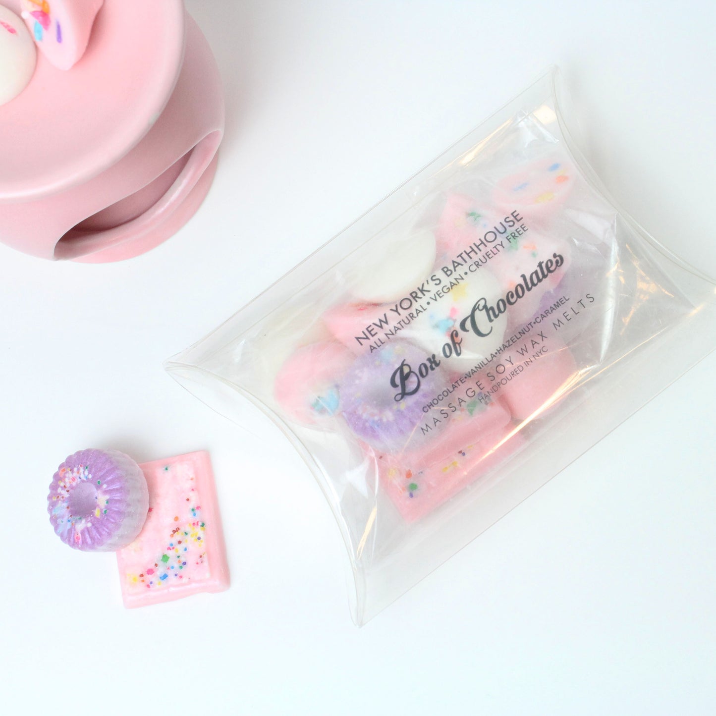 Box Of Chocolate Soy Wax Massage Tart