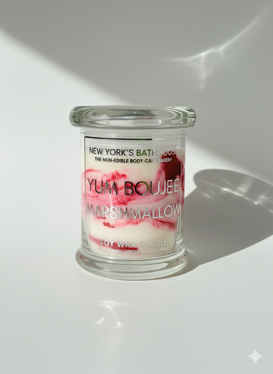 Yum Boujee Marshmallow Soy Wax Candle - New York's Bathhouse