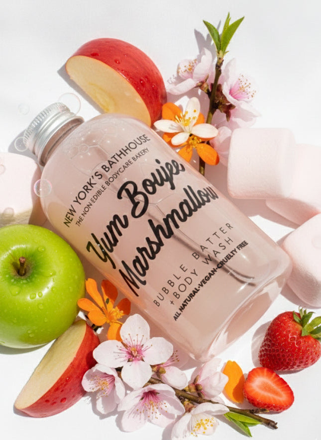 Yum Boujee Marshmallow Body Wash + Bubble Batter 9oz - New York's Bathhouse
