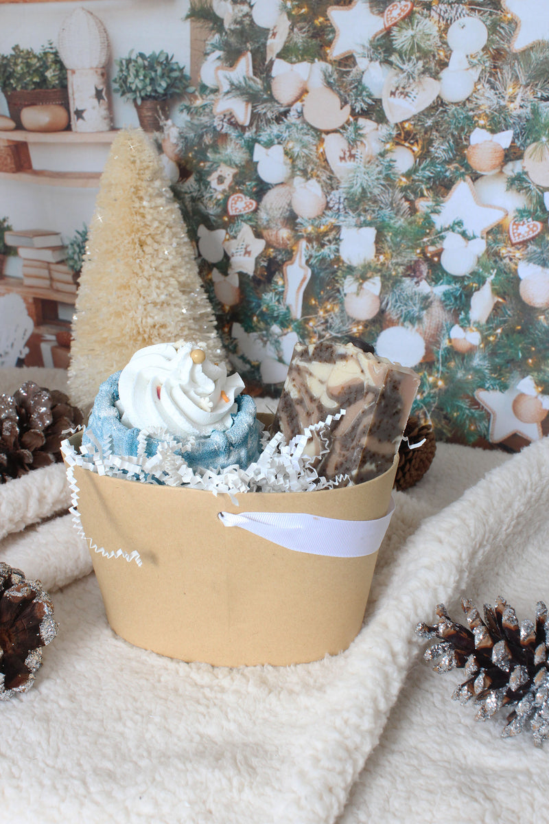 Coffee Lover Holiday Bakery Gift Box Basket