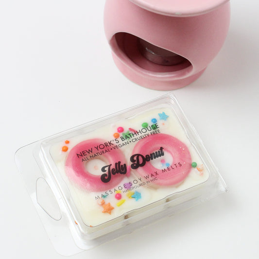 Jelly Donut Soy Wax Massage Tart