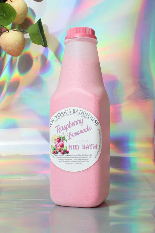 Raspberry Lemonade Mud Bath Fizz Soak