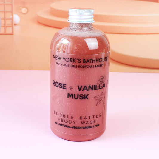 Rose Vanilla Musk Clay Body Wash