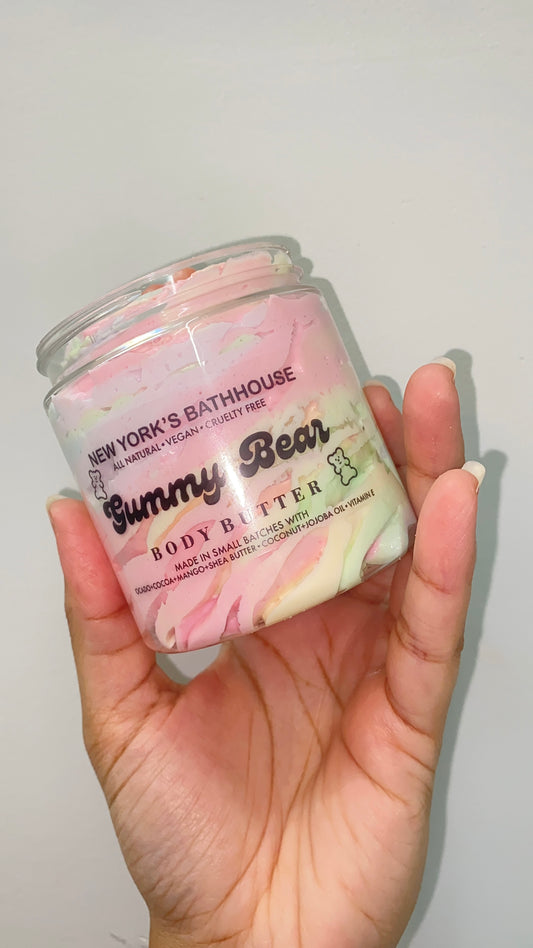Gummy Bear Body Butter With Body Massage Melts 8oz