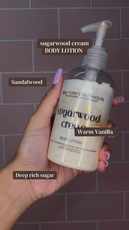 Sugarwood Cream Body Lotion 8oz