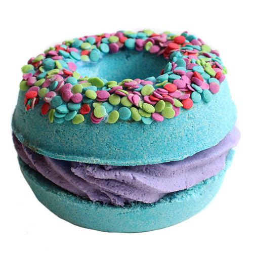 Blueberry Muffin Donut Sandwich Bath Bomb - New York's Bathhouse
