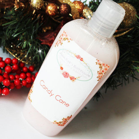 Limited Edition Candy Cane Peppermint Shower Gel - New York's Bathhouse