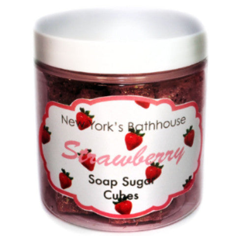 Strawberry Soap Sugar Cubes - New York's Bathhouse