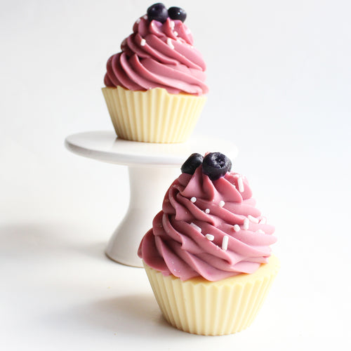 Blueberry Lemon Buttercream Cupcake Soap - New York's Bathhouse