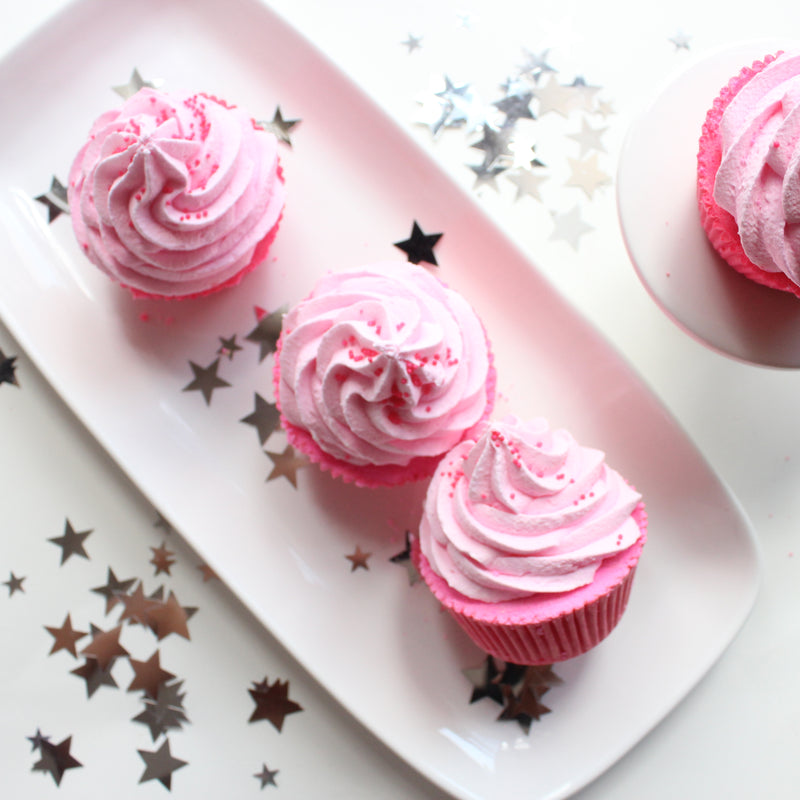 Pink Sugar Cupcake Bath Bomb - New York's Bathhouse