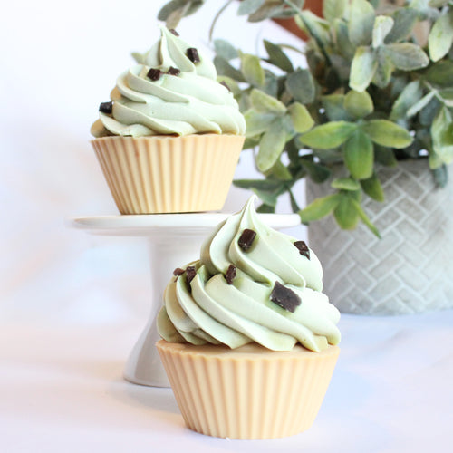 Mint Chocolate Chip Cupcake Soap - New York's Bathhouse