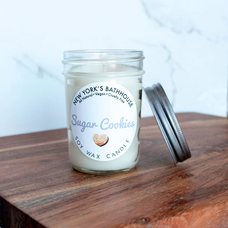 Sugar Cookies Soy Wax Candle - New York's Bathhouse