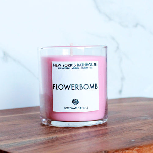 Flowerbomb Dupe Soy Wax Candle - New York's Bathhouse