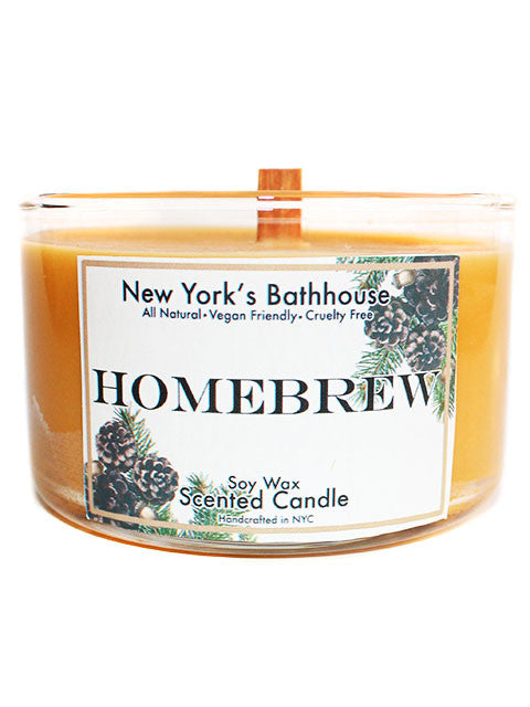 Homebrew Soy Wax Scented Candle - New York's Bathhouse