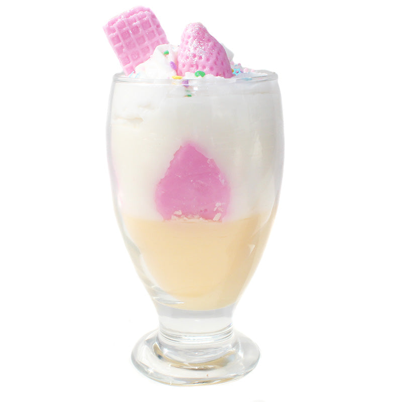 Strawberries & Cream Waffer Candle - New York's Bathhouse
