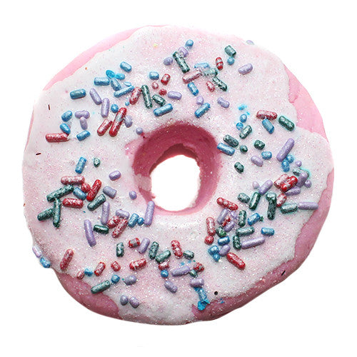 Raspberry Zinger Iced Donut Bubble Bar - New York's Bathhouse