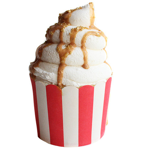 Caramel Butter Popcorn Jumbo Cupcake Bath Bomb - New York's Bathhouse