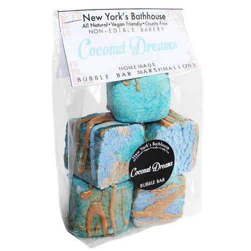 Coconut Dreams Marshmallow Bubble Bars - New York's Bathhouse