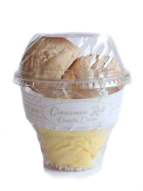 Cinnamon Roll Vanilla Cream Bath Soak Milkshake - New York's Bathhouse