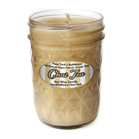 Chai Tea Mason Jar Candle - New York's Bathhouse