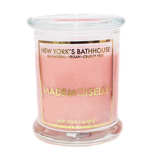 Soy Wax Candle - Mademoiselle Perfume Dupe – New York's Bathhouse