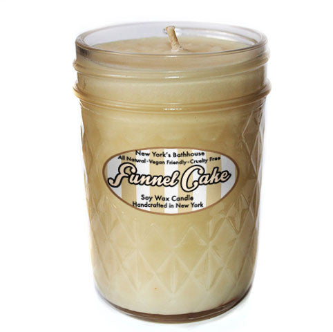 Funnel Cake Mason Jar Candle - New York's Bathhouse