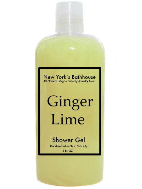 Ginger Lime Shower Gel - New York's Bathhouse