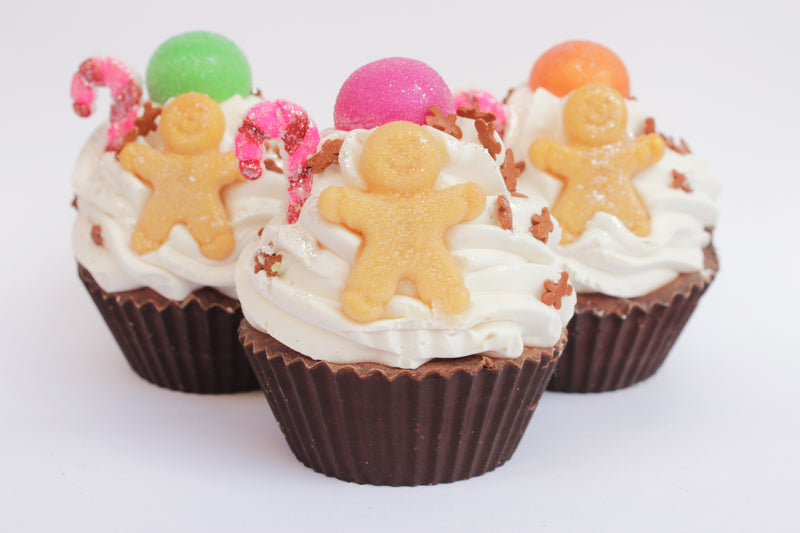 Gingerbread Man Cupcake Soap