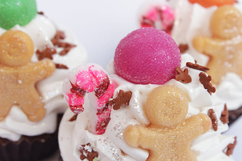 Gingerbread Man Cupcake Soap