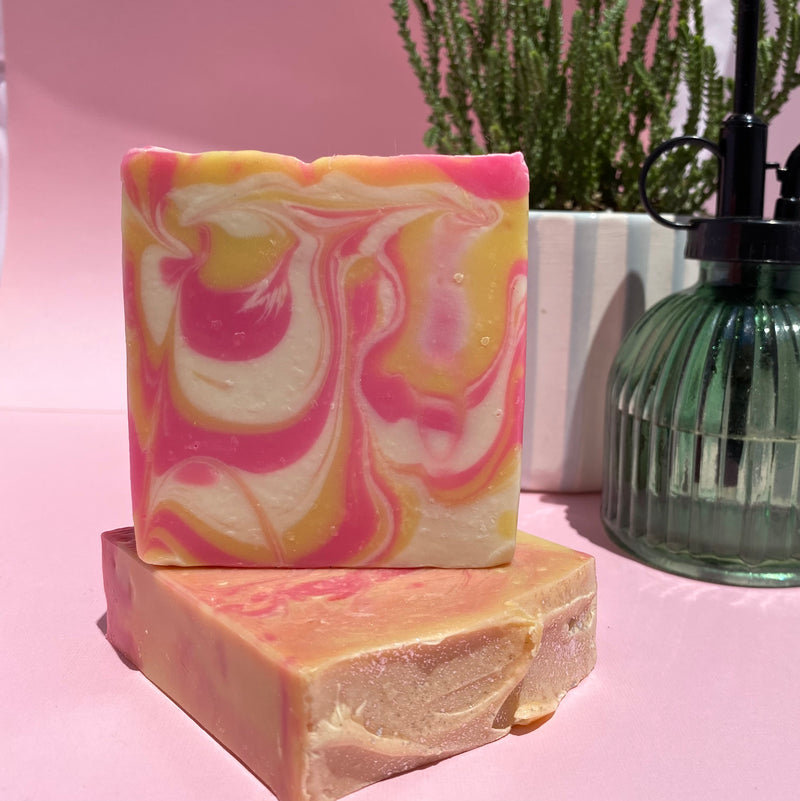 Pink Grapefruit Shea Butter Soap Bar