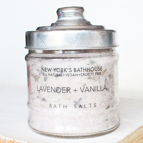 Lavender + Vanilla Bath Salts - New York's Bathhouse