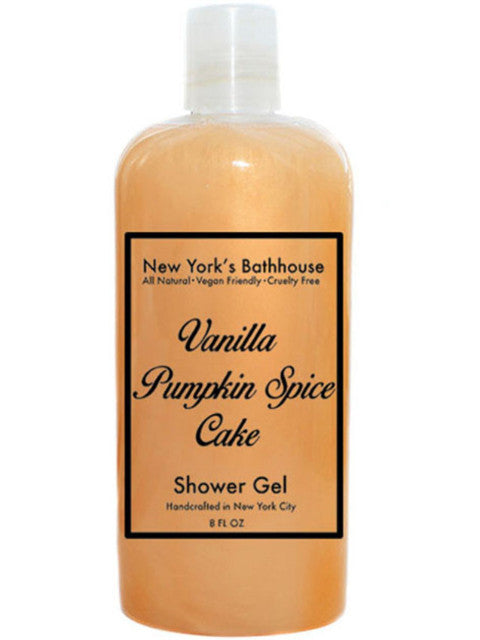 Vanilla Pumpkin Spice Cake Shower Gel - New York's Bathhouse